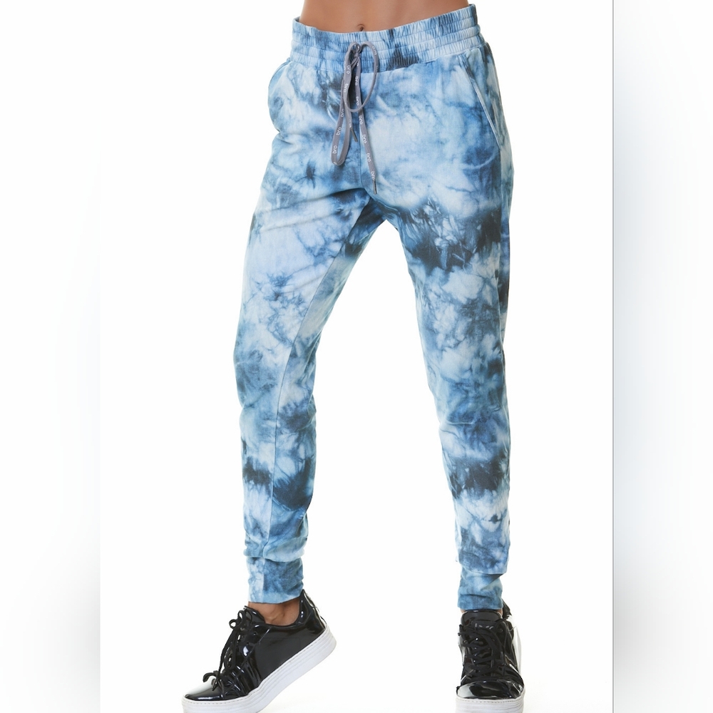 Blue Tie-Dye Jogger Pants Nevada